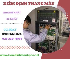 Hình ảnh kiểm định thang máy