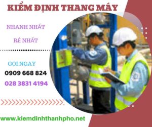 Hình ảnh kiểm định thang máy