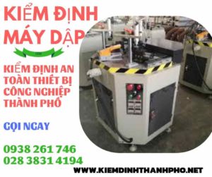 hình ảnh kiểm định máy dập