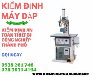 hình ảnh kiểm định máy dập