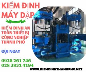 hình ảnh kiểm định máy dập