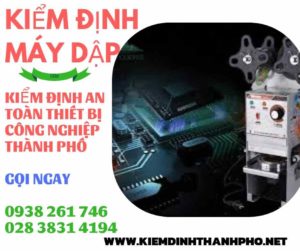 hình ảnh kiểm định máy dập