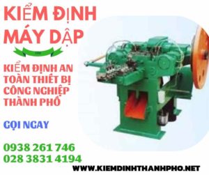 hình ảnh kiểm định máy dập