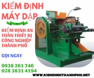 hình ảnh kiểm định máy dập