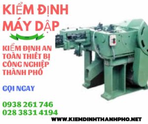 hình ảnh kiểm định máy dập