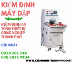 hình ảnh kiểm định máy dập