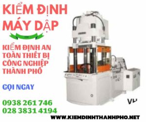 hình ảnh kiểm định máy dập