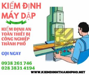 hình ảnh kiểm định máy dập