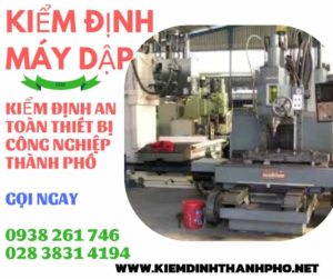 hình ảnh kiểm định máy dập