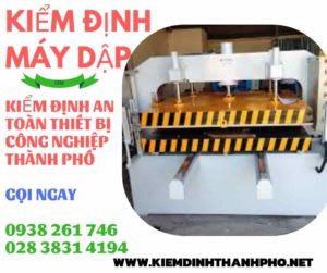 hình ảnh kiểm định máy dập