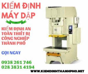 hình ảnh kiểm định máy dập