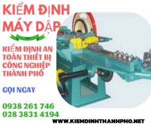 hình ảnh kiểm định máy dập