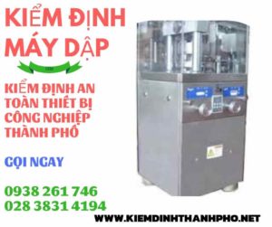 hình ảnh kiểm định máy dập