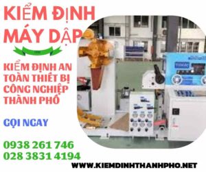 hình ảnh kiểm định máy dập