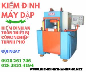 hình ảnh kiểm định máy dập