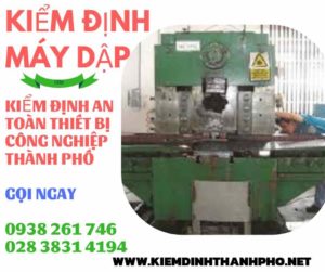 hình ảnh kiểm định máy dập