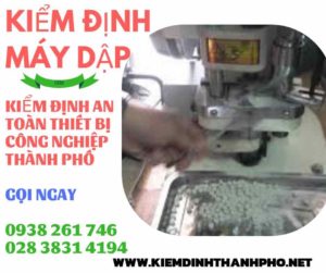 hình ảnh kiểm định máy dập