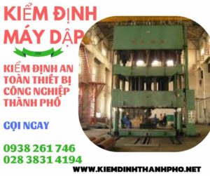 hình ảnh kiểm định máy dập