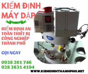 hình ảnh kiểm định máy dập