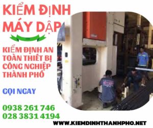 hình ảnh kiểm định máy dập