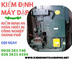 hình ảnh kiểm định máy dập