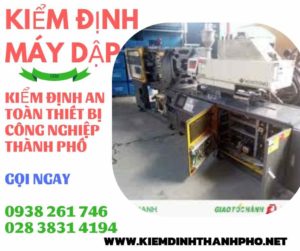 hình ảnh kiểm định máy dập