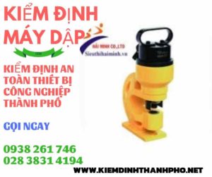 hình ảnh kiểm định máy dập