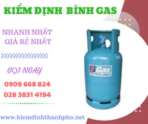 Hình ảnh kiểm định bình gas