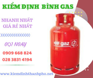 Hình ảnh kiểm định bình gas