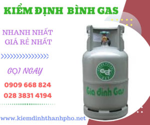 Hình ảnh kiểm định bình gas