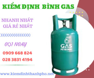 Hình ảnh kiểm định bình gas