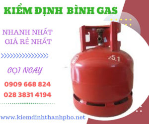 Hình ảnh kiểm định bình gas