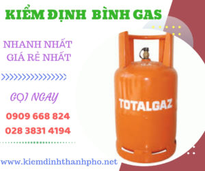 Hình ảnh kiểm định bình gas