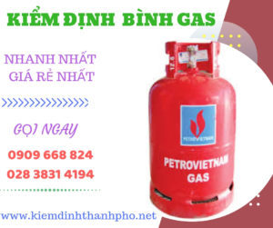 Hình ảnh kiểm định bình gas