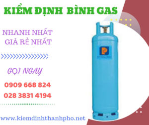 Hình ảnh kiểm định bình gas