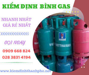 Hình ảnh kiểm định bình gas