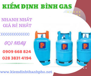 Hình ảnh kiểm định bình gas