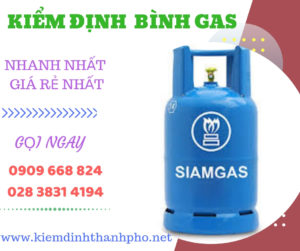 Hình ảnh kiểm định bình gas