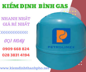 Hình ảnh kiểm định bình gas