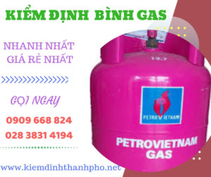 Hình ảnh kiểm định bình gas