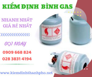 Hình ảnh kiểm định bình gas