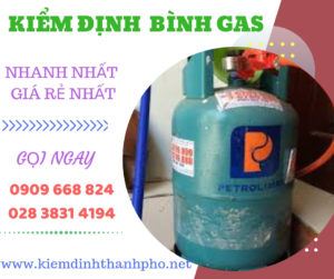 Hình ảnh kiểm định bình gas