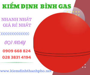 Hình ảnh kiểm định bình gas