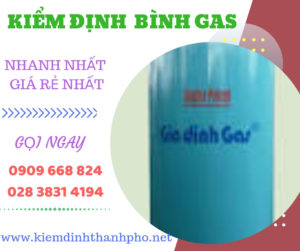 Hình ảnh kiểm định bình gas