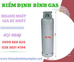 Hình ảnh kiểm định bình gas