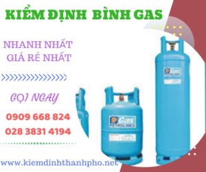 Hình ảnh kiểm định bình gas