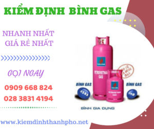 Hình ảnh kiểm định bình gas