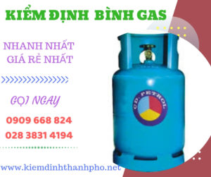 Hình ảnh kiểm định bình gas