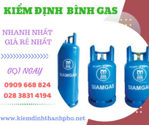 Hình ảnh kiểm định bình gas