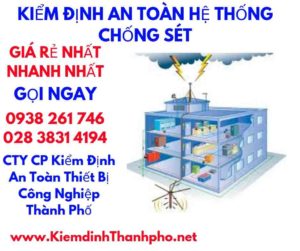 hình ảnh kiểm định an toàn hệ thống chống sét- hệ thống điện